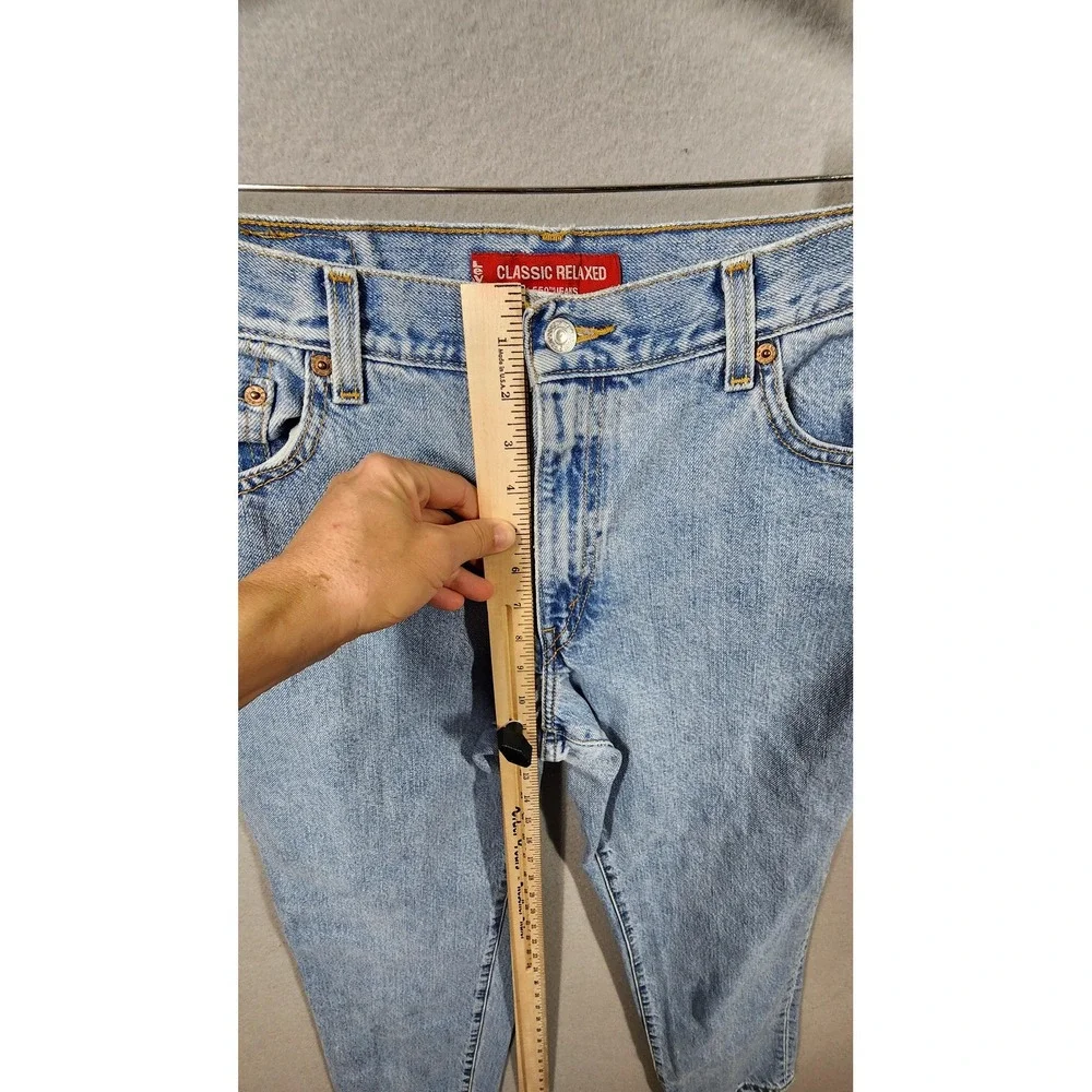 Vintage Levis 550 Relaxed Fit Tapered Leg‎ Mom Jeans Size 12 High Rise Denim 90s